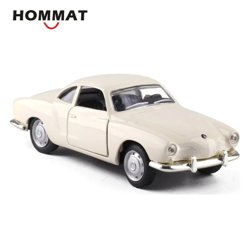 HOMMAT имитация 1:43 Karmann Ghia 1968 винтажная модель автомобиля литье под давлением игрушечный транспорт 1/43 модель автомобиля подарок Машинки Игрушки для детей