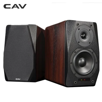 CAV FD-20 Bookshelf Speaker 2.0 Bluetooth Speaker Sound System Wood Music Speakers For Computer Column Soundbar 5.25Inch Newest 1