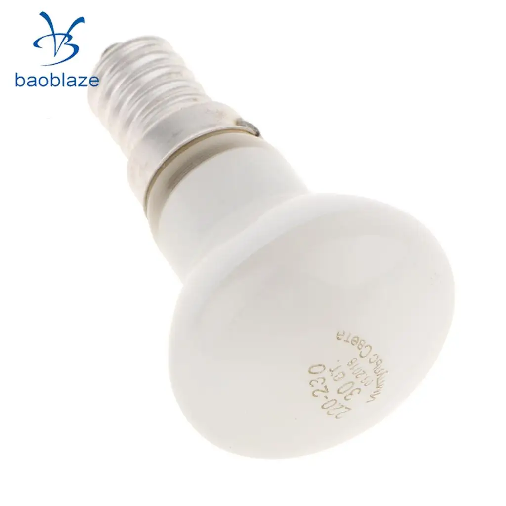 Baoblaze R39 Reflector Tungsten Filament Spotlight Bulb   Lamp SES E14 Lamp Holder 30W