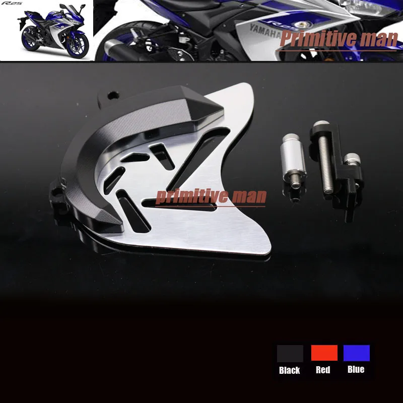 

For YAMAHA YZF R25 YZFR25 YZF-R25 YZF R3 YZFR3 YZF-R3  Front Guard Chain Sprocket Cover Black