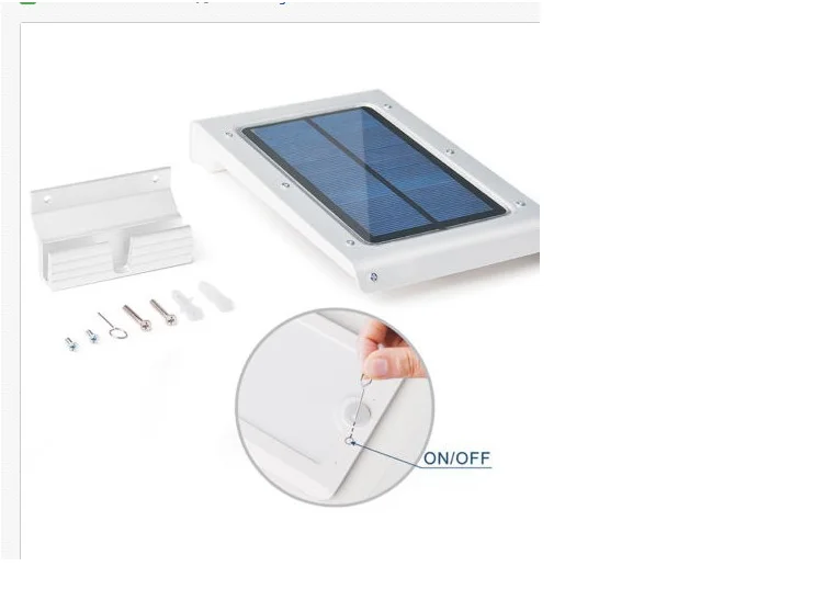 Solar à Prova Lâmpada ao ar Iluminação da Lâmpada Luz de Movimento Nova Versão Leds Dwaterproof Água Led Painel Solar Livre Cerca Jardim Caminho Parede 46 7 Lâmpadas solares