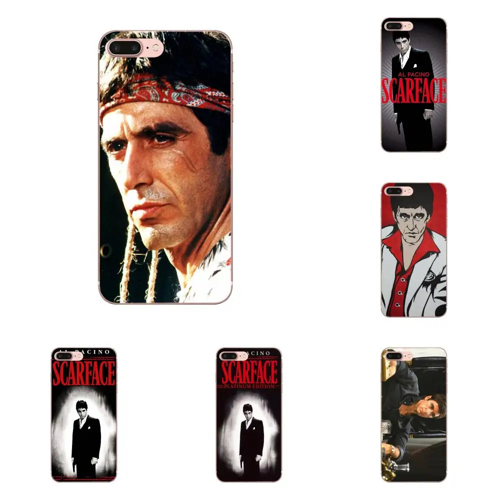 Scarface Al Pacino заготовка доллар США для Xiaomi Mi3 Mi4 Mi4C Mi4i Mi5 Mi 5S 5X6 6X A1 Max Mix 2 Note 3 4 Мягкий