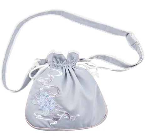 

2019 New Chinese Style Women Flower Embroidery Shoulder Bags Students Cross Body Fairy Bags Antiquity Hanfu Cheongsam Bags D664