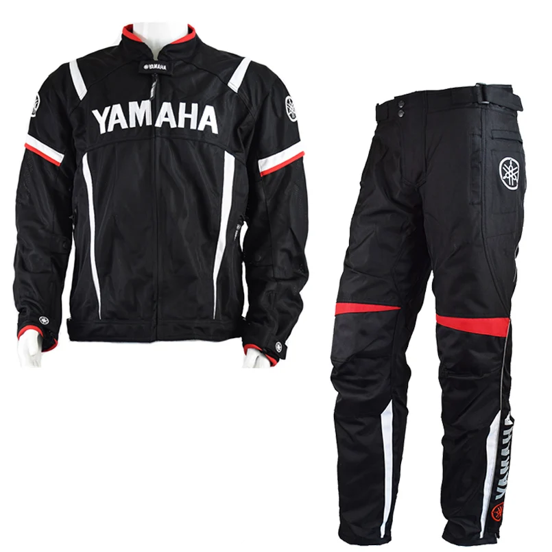 

Moto GP 2018 Summer For Yamaha Jacket Winter Motorcycle Racing Pants Jackets For Men Chaqueta Suit Protector Pads Motor Trousers