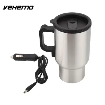 

VEHEMO Thermo Mug Vacuum Cup Stainless Steel thermos Bottle Belly cup Thermal Bottle for water Insulated Car Charging Heating