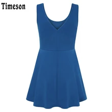 Women Summer Dresses Sleeveless Sexy Backless Women Tunic Dress Solid Pleasted A-Line Casual Red Femme Party Dresses Vestidos