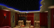 DIY optic fiber light kit led light engine with optical fiber twinkle starry sky ceiling light summer star night light
