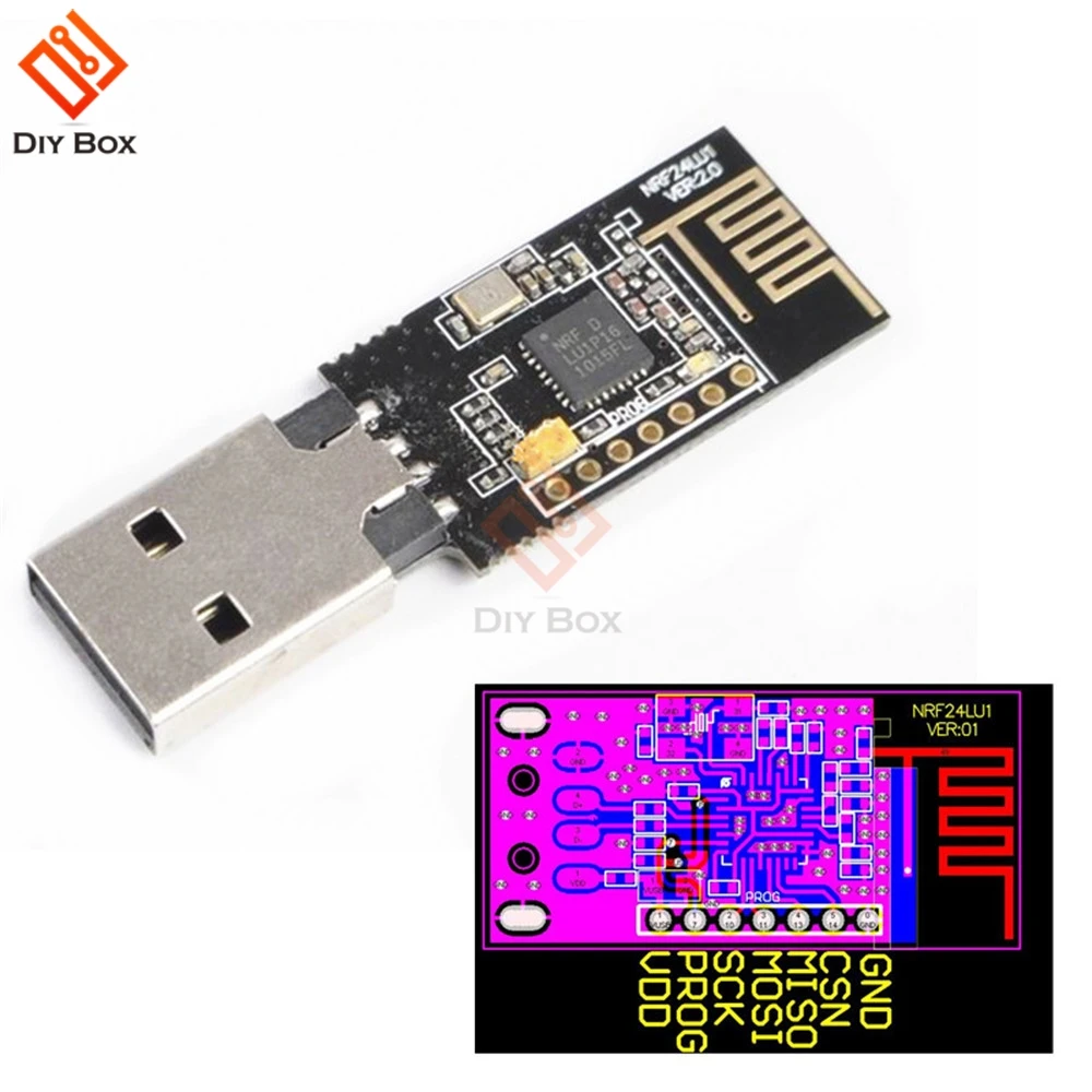 

NRF24LU1 NRF24LU1P 2.4G Wireless Transceiver USB Module Wireless Module