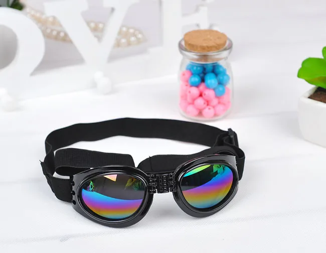 Fashion Pet Dog Sunglasses Costume Adjustable Foldable Medium Big Dog glasses Pet waterproof Protection UV Sunglasses 20S3