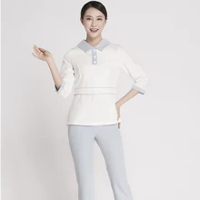 Косметологический больничный медсестер материнский центр комбинезон брюки набор педикюр тату Полупостоянный Рабочий костюм