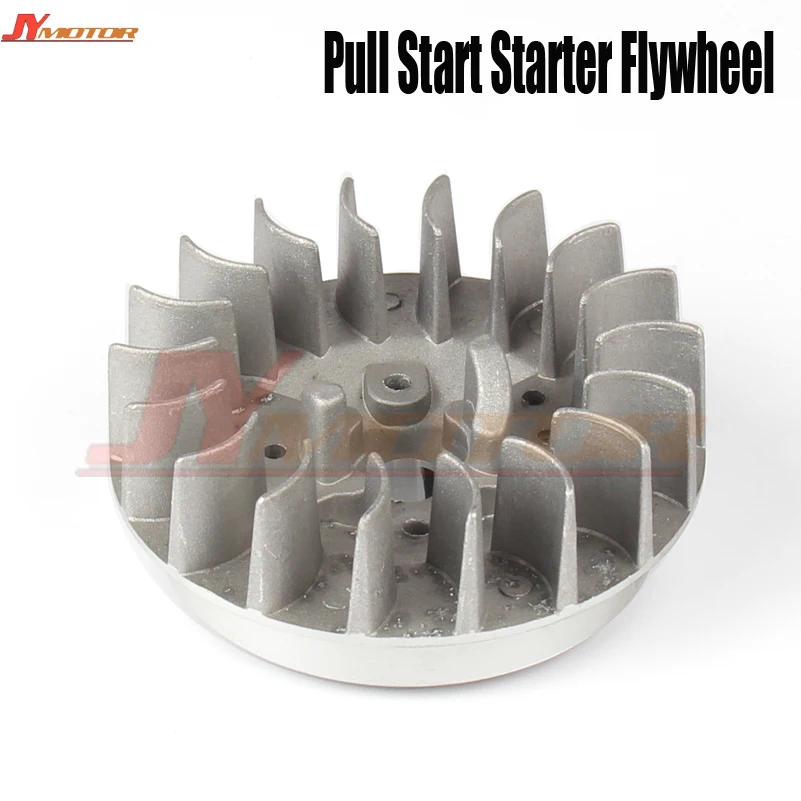 

Pull Start Starter Flywheel for 47cc 49cc two Stroke Engine Mini Moto Pocket Dirt Bike ATV Quad Go Kart Motorcycle Minimoto