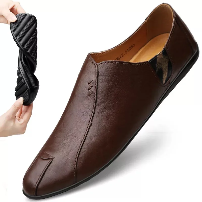 2019 Leather Men Shoes Luxury Brand 2019 Italian Casual Mens Loafers Moccasins Breathable Slip on Black Driving Shoes Plus Size 2019 Leather Men Shoes Luxury Brand 2019 Italian Casual Mens Loafers Moccasins Breathable Slip on Black Driving Shoes Plus Size