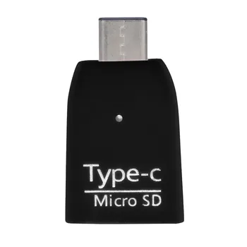 

Mini Type-C Micro SD TF Memory Card Reader OTG Adapter USB 3.1 Portable LED indicator Material ABSNo driver needed for type-c