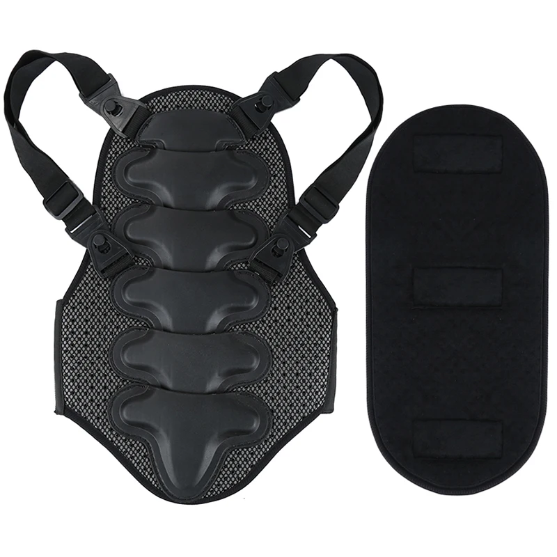 

1pc S/M/L/XL Black Motorcycle Body Armor Back Spine Protective Gear Jacket Guard