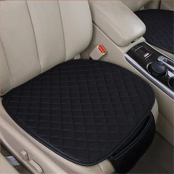 

Linen Car Seat Covers Ventilate Comfortable Car Seat Protector Pad Universal Auto Front Seat Cushion Car Styling Seat Covers