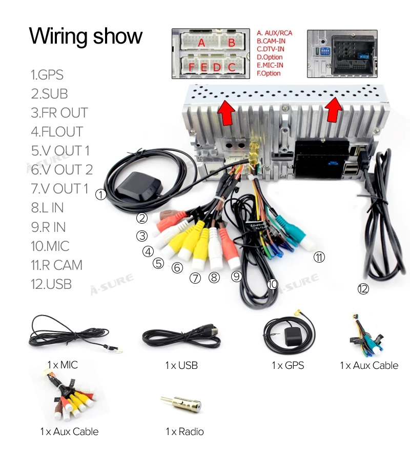 Excellent A-Sure 2 Din 7 Inch Car Radio Player GPS For Ford Focus Galaxy S-Max C-Max Mondeo Kuga RDS SWC Bluetooth CD DVD USB Mirror Link 25 Excellent A-Sure 2 Din 7 Inch Car Radio Player GPS For Ford Focus Galaxy S-Max C-Max Mondeo Kuga RDS SWC Bluetooth CD DVD USB Mirror Link 25