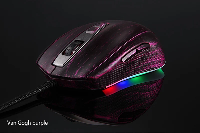 Motospeed V60 RGB игровая мышь для геймера Программирование 5000 dpi USB компьютер 7 кнопок Wried Оптические мыши с подсветкой дышащий светодиодный для ПК Lap