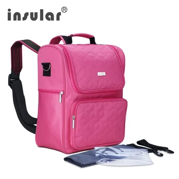 

INSULAR Hot Sales Baby Nappy Changing Bag Fashion Baby Diaper Backpack Large Capacity Maternity Mummy Diaper Stroller Bag