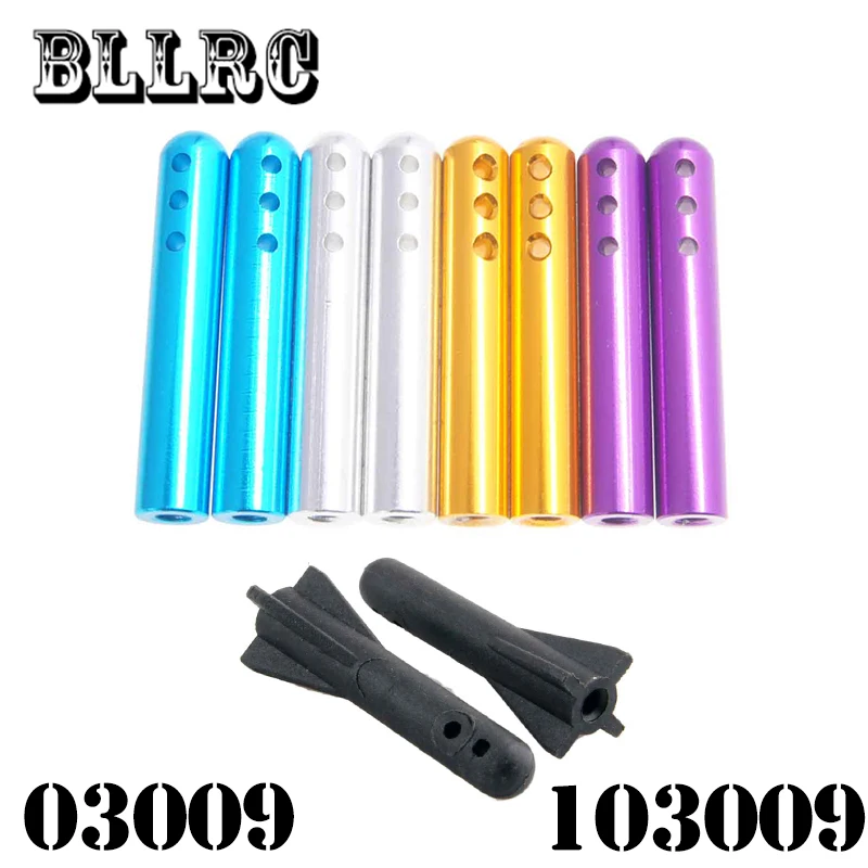 Koop 2 STKS HSP RC Auto Aluminium 03009 Batterij Cover Post 103009 onderdelen Voor 110 RC auto HSP 94103 94107 94111 94123 94170