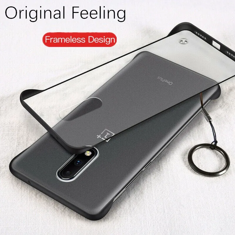 

Frameless Case For Oneplus 7T Pro 7 Pro 6T Case Ultra-thin Matte PC Shockproof Back Cover For One plus 7 Oneplus 7Pro 7 Pro Case