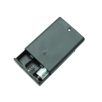 

10 pcs/lot New 3 AA 2A Battery 4.5V Holder Box Case with ON/OFF Switch Black