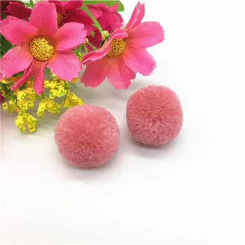 26 Rubber red 20 мм кашемир помпоном смешанные colorsoft балабоны для рукоделия детские игрушки Искусственный цветы декоративные аксессуары 32 шт. 20g - Цвет: 26 Rubber red