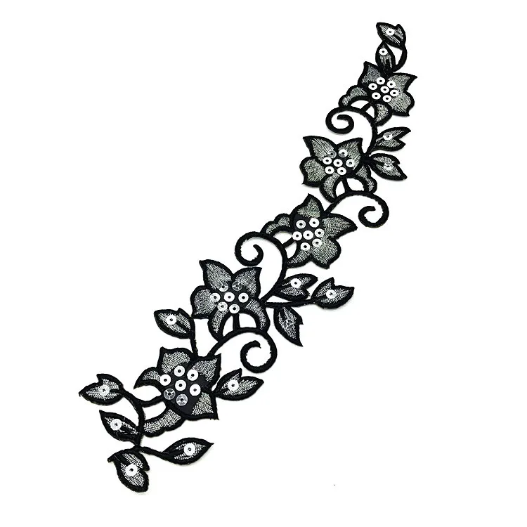 embroidery sequins patches large 5