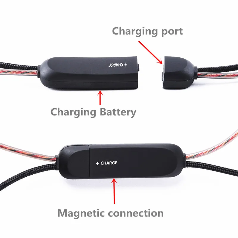  YINYOO BT4 Wireless Bluetooth 4.1 APT-X APTX Cable HIFI Earphone MMCX 2PIN Cable Use For V20 V80 ZS