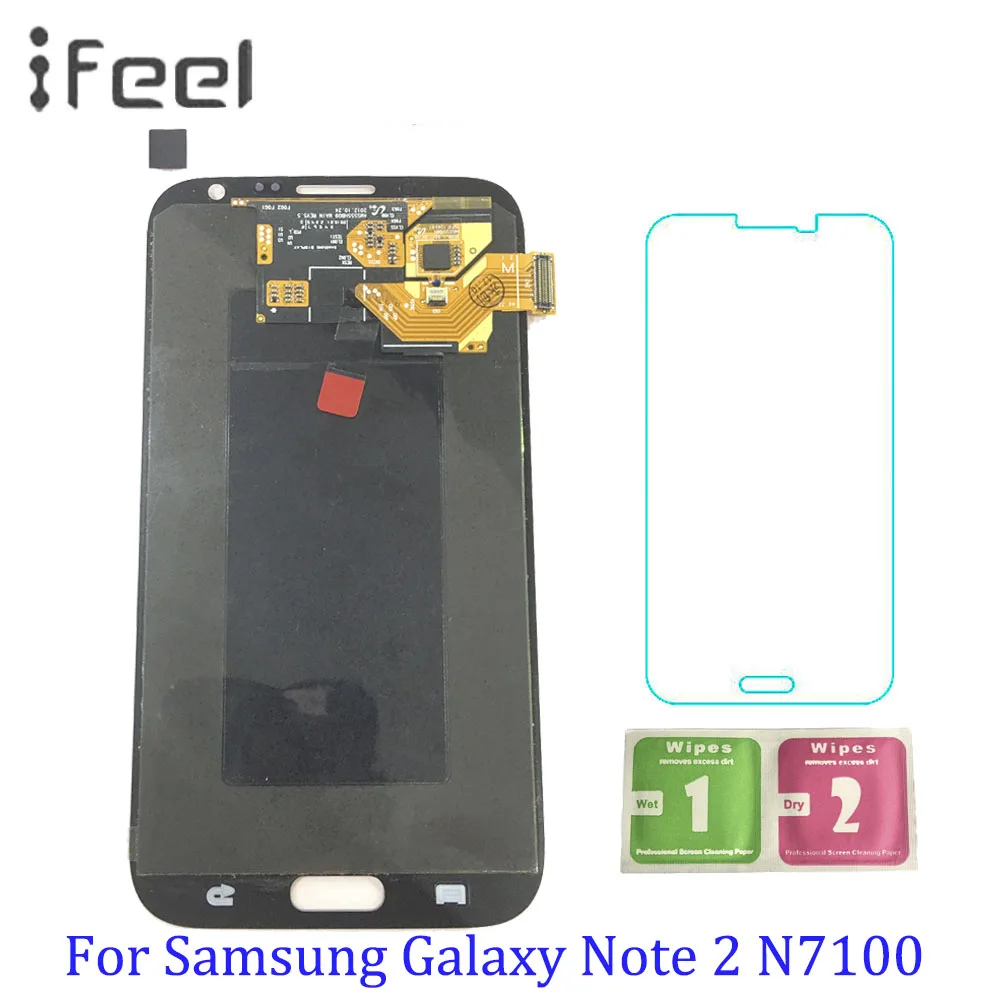 

Super AMOLED 100% Tested Working LCD For Samsung Galaxy Note 2 N7100 Display Touch Screen for Samsung Note 2 Display