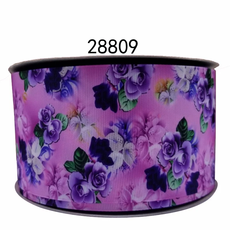 50 двор мультфильм печатных grosgrain ленты 28731 - Цвет: 28809