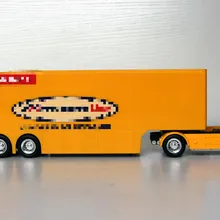 Классическое Специальное предложение литой металл 1/43 желтый грузовик статические настольные дисплей Коллекция Модель
