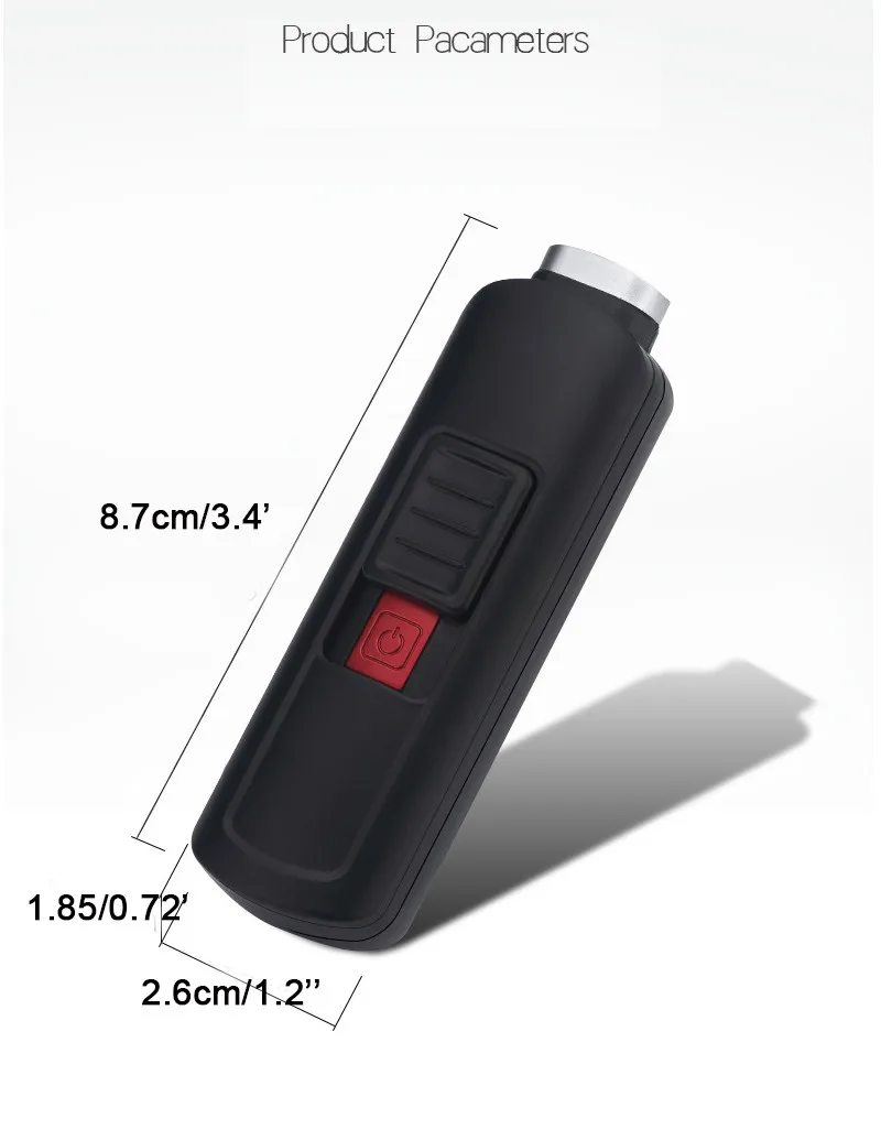 Мини Портативная уличная Водонепроницаемая Зажигалка для печки, кухонные зажигалки, USB перезаряжаемая курительная сигарета, табак, барбекю, зажигалка для свечей