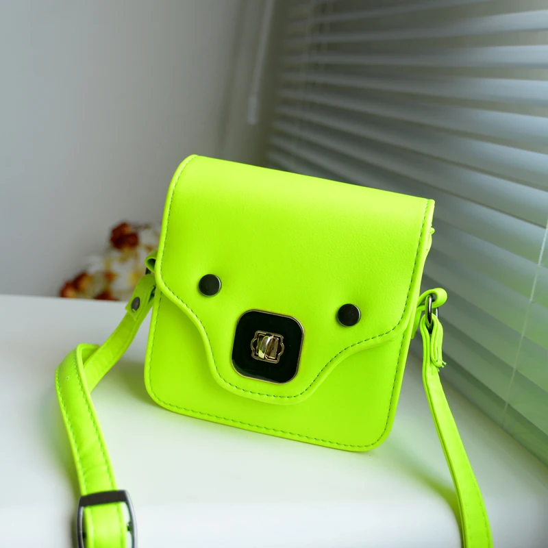 neon green small bag