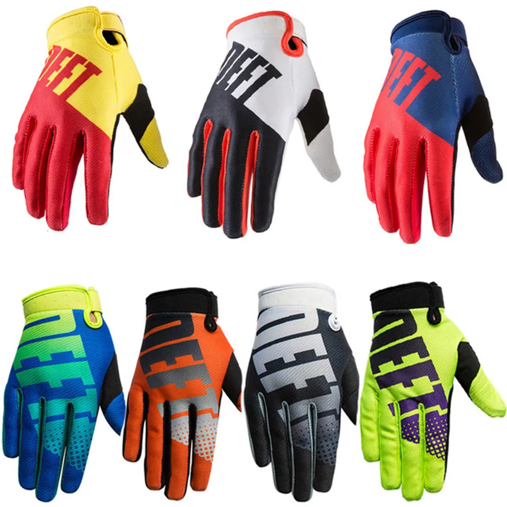 Cycling Gloves Full Finger Sport Shockproof MTB Bike riding Gloves Man Woman Bicycle Long Finger motorbike motocross ridefit