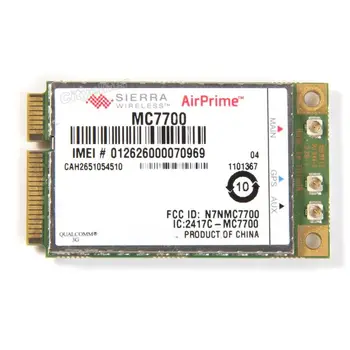 

Wireless Adapter Card for Unlocked Sierra MC7700 Wireless 3G WWAN GPS module 3G HSPA LTE 100Mbps WWAN PCI-E Card GPS