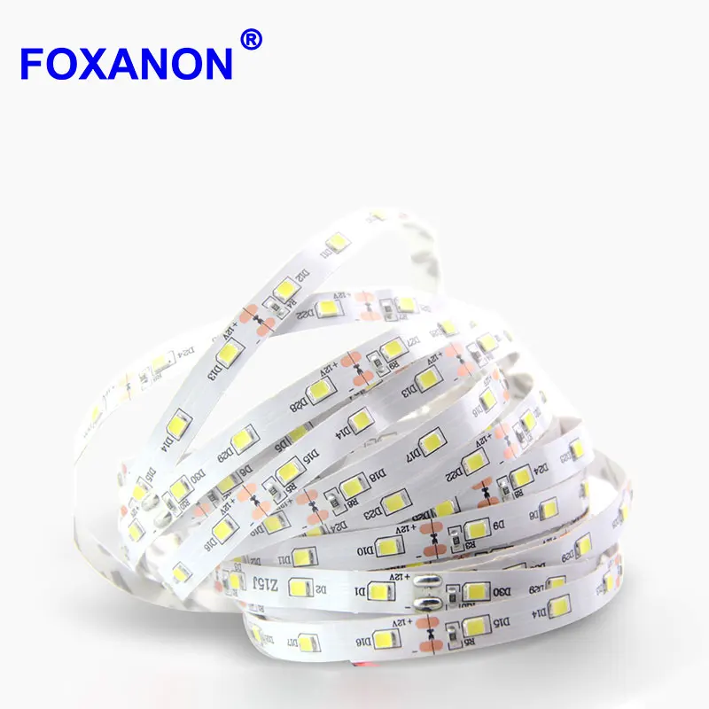 

5M or 10M /Roll SMD 2835/3528 More Brighter Than 5050 SMD LED Strip light DC 12V 60LEDs/M Indoor Decorative Tape White RGB