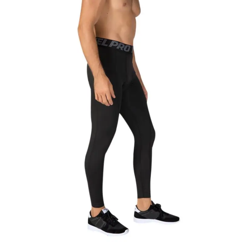 Быстросохнущие мужские колготки для тренировок, эластичные штаны для фитнеса, новые мужские штаны