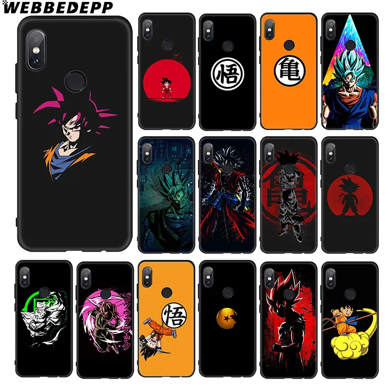 

WEBBEDEPP Dragon Ball Z Soft Case for Xiaomi 9 8 SE 6 A1 A2 Lite MIA1 MIA2 Lite MI8 MI6 MAX 3 POCOPHONE F1 Cover