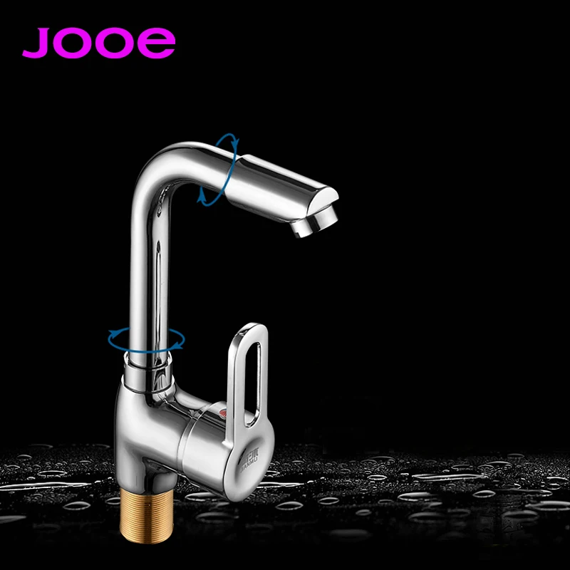 jooe bathroom faucet hot and cold water mixer tap brass chrome wash basin faucet torneira do banheiro robinet salle de bain