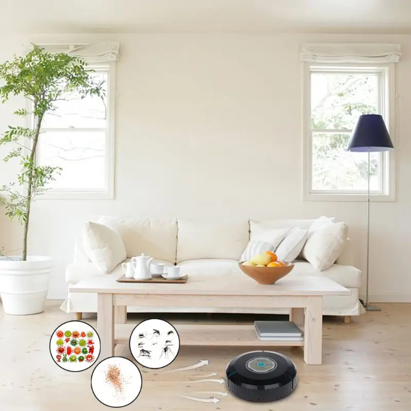 

Household Robotic Vacuum Cleaner Sweeping Robot Automatic Cleaner Floor Mopping