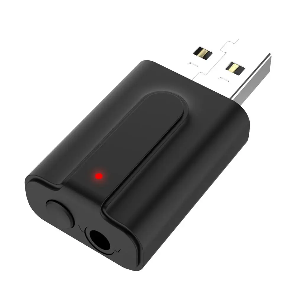 

USB Bluetooth Adapter Transceiver Receive 2 In 1 Bluetooth 5.0 TV Computer Wireless Audio Bluetooth Adapter