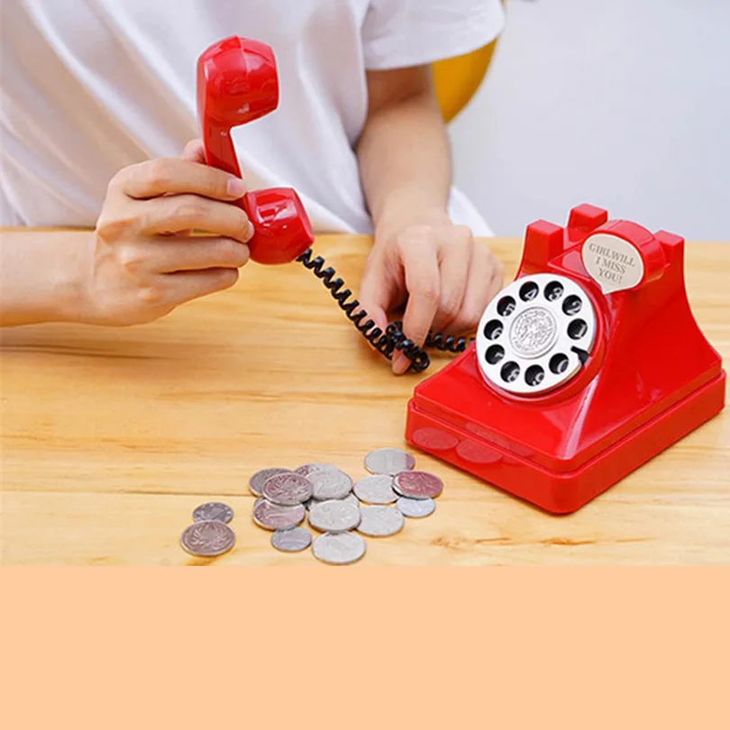 Tirelire Originale Telephone Cadeau Design Tirelire Design