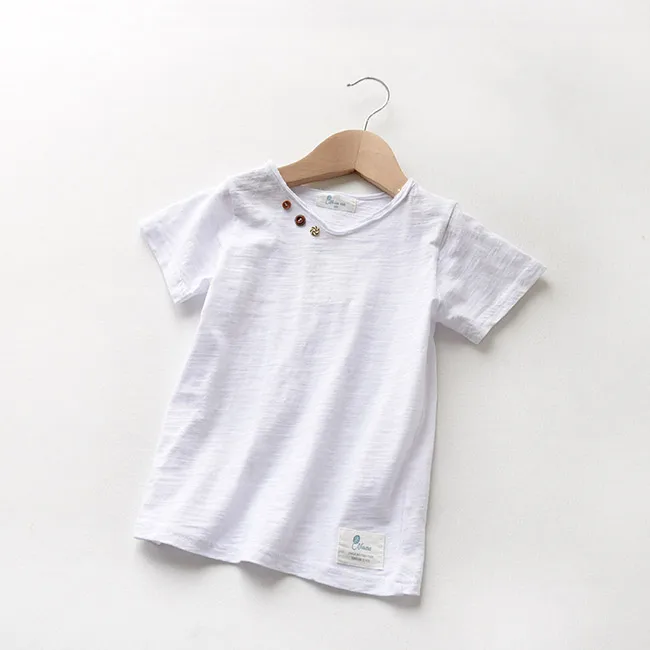 De Algodão De Bambu camisa de Manga