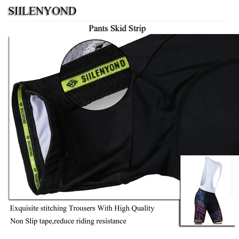 Siilenyond Pro велосипедные шорты для мужчин с губчатой подкладкой Culotte Ciclismo Hombre дышащие шорты для горной дороги велосипеда MTB