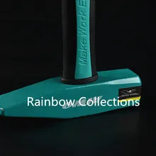 200 г высококачественный промышленный молоток с плоской головкой из нержавеющей стали с ручкой TPR геологический молоток цементный трубный ключ