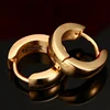VNOX Cute Hoop Earrings for Men Punk Stainless Steel Huggie Small Earrings 4 Color 6