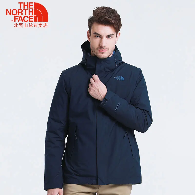 

The North Face Men Goose Down Hiking Down Waterproof And Warm Outdoor Sports Three-In-One Comfortable Trekking Coats 365B