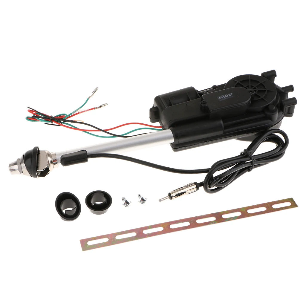 1 Pcs Universal Car Auto SUV AM FM Radio Electric Power Automatic Antenna Aerial Kit 12V Exterior Vehicle Aerial Pro Replacement