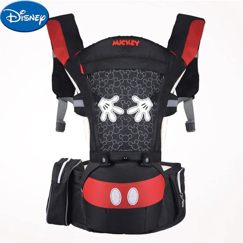 

Disney Baby Carrier Multifunctional Breathable For Infant Baby Front Facing Sling Backpack Pouch Wrap Cartoon Mickey Mouse Ears