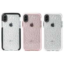 

Simple Shockproof silicone Case for iphone X XR XS XS Max Diamond pattern case for iphone 6 6s 7 8 7plus Protective shell